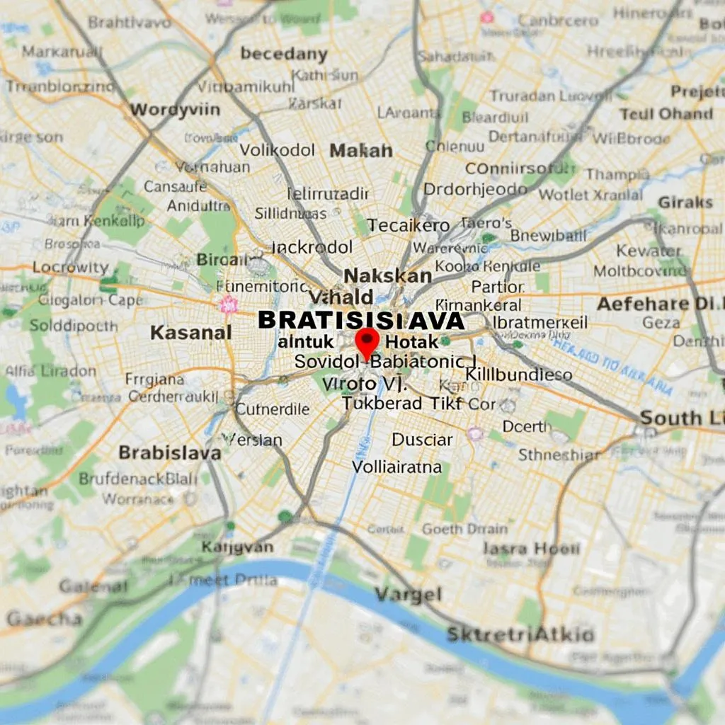 Mapa našej lokality